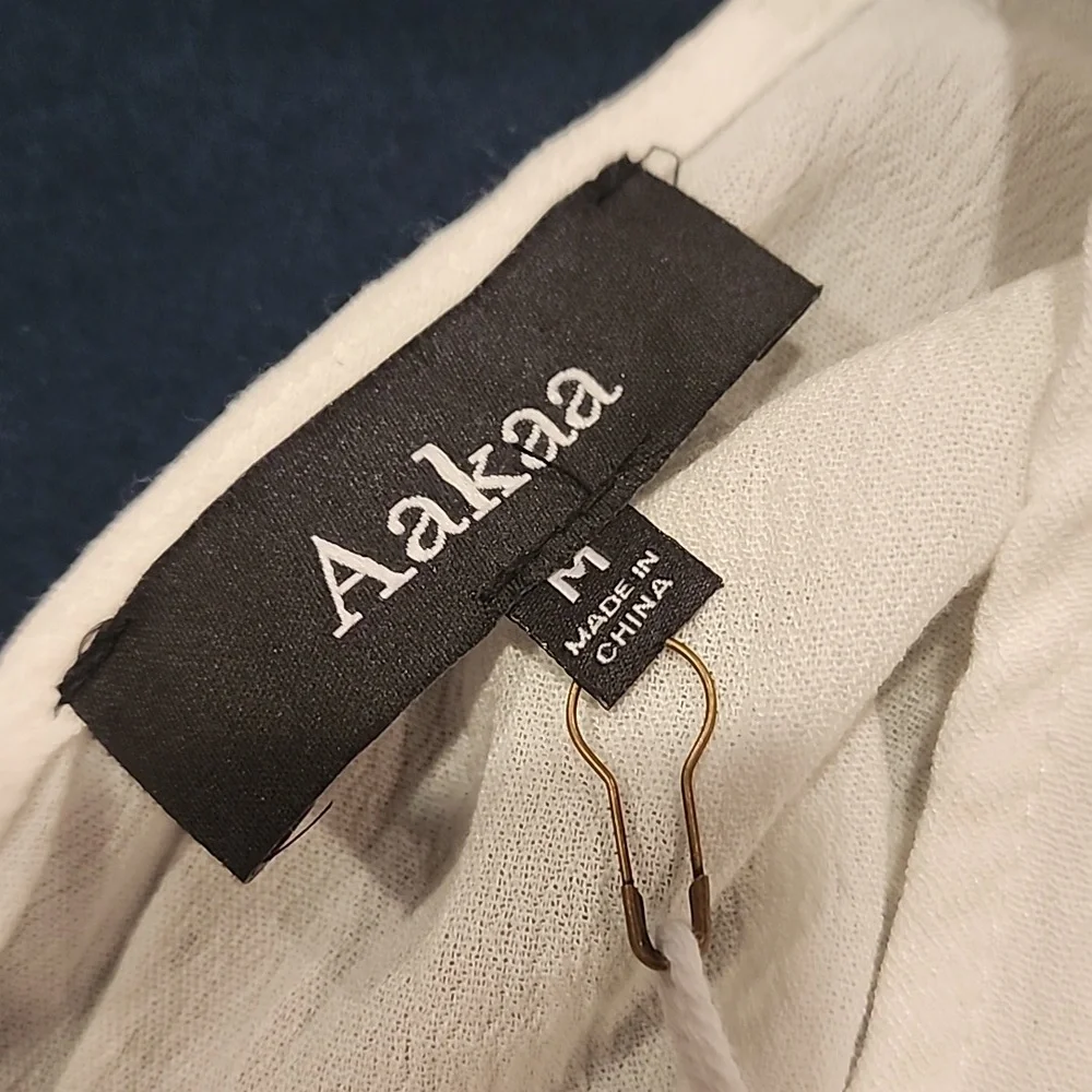 NWT 🤍Aakaa white dress - Picture 6 of 8